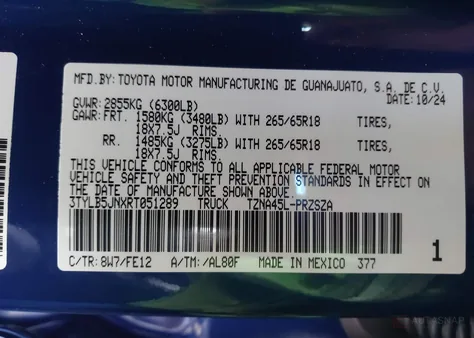3TYLB5JNXRT051289